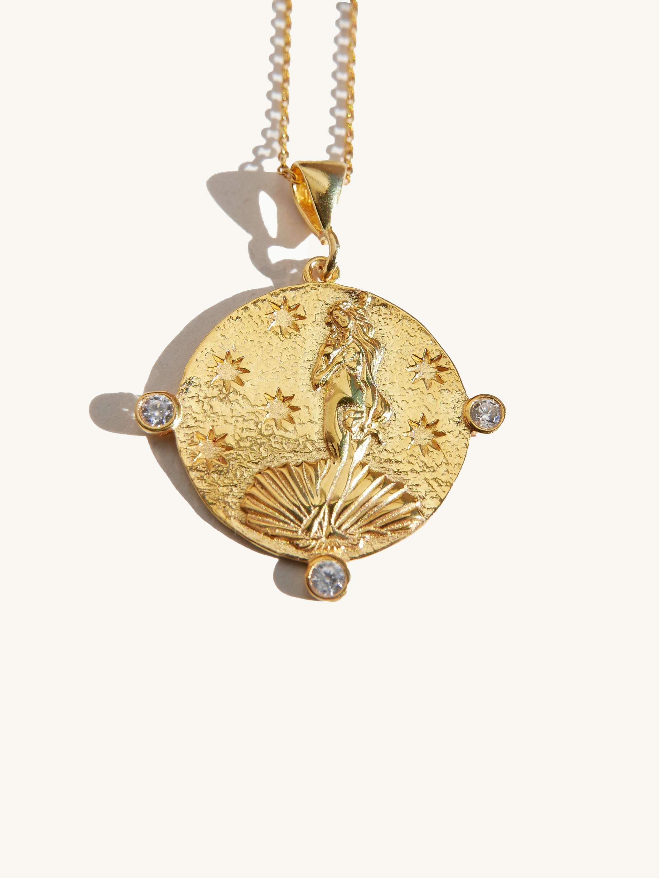 Venus coin online necklace